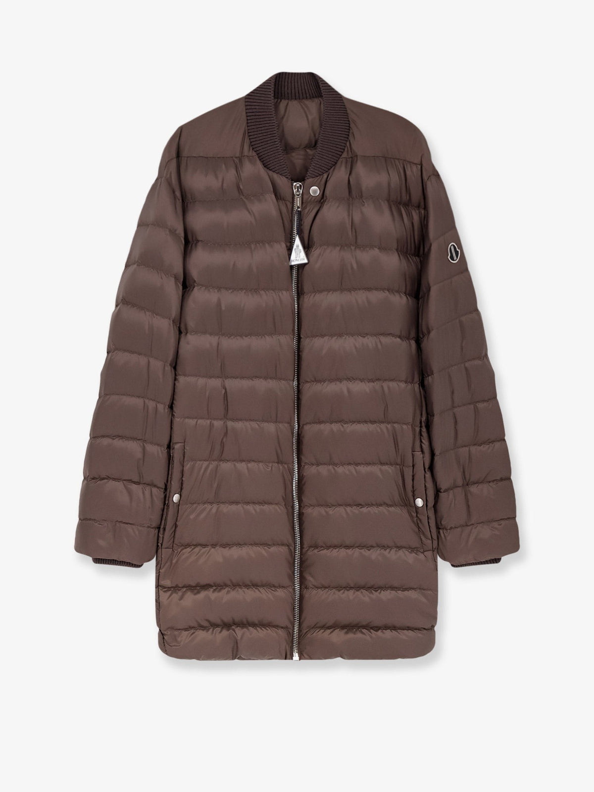 Moncler + Rick Owens Men's Flight Parka Down Jacket Grey