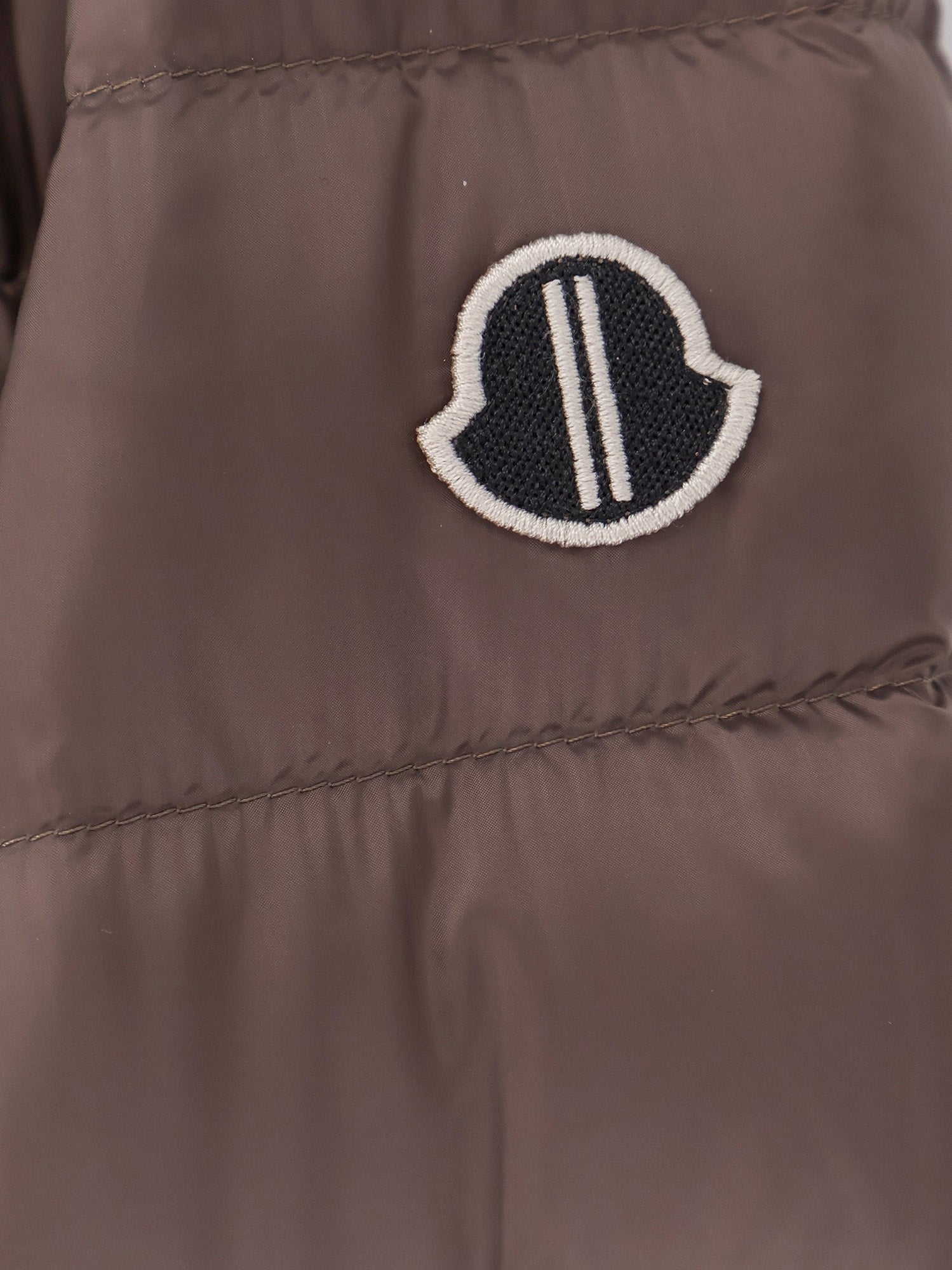 Rick Owens Men's Moncler + Rick Owens Flight Parka Down Jacket Brown