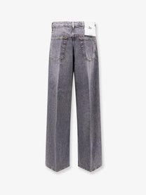 3x1 Women's Flip Jean Grey Denim Trousers Grey