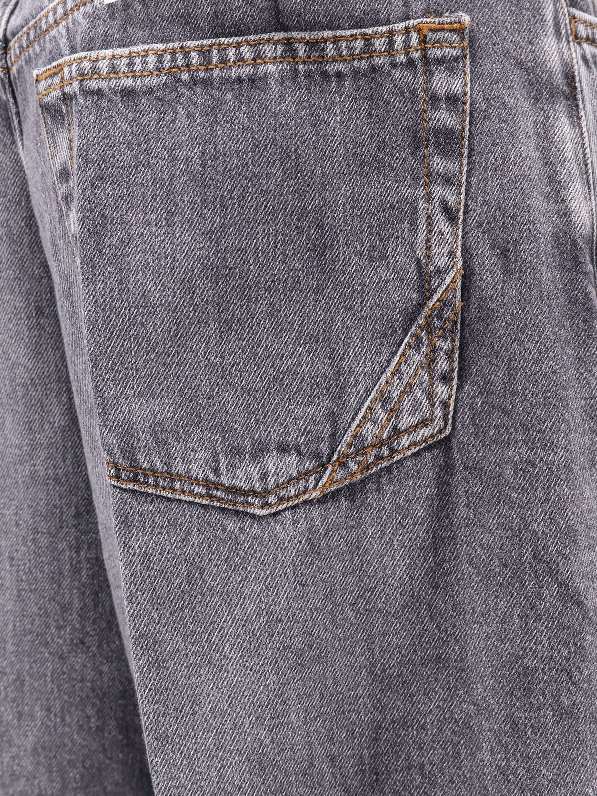 3x1 Women's Flip Jean Grey Denim Trousers Grey