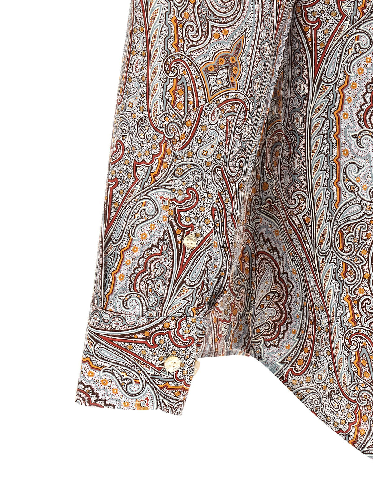 ETRO Floral Paisley Shirt Gold