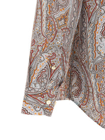 ETRO Floral Paisley Shirt Gold