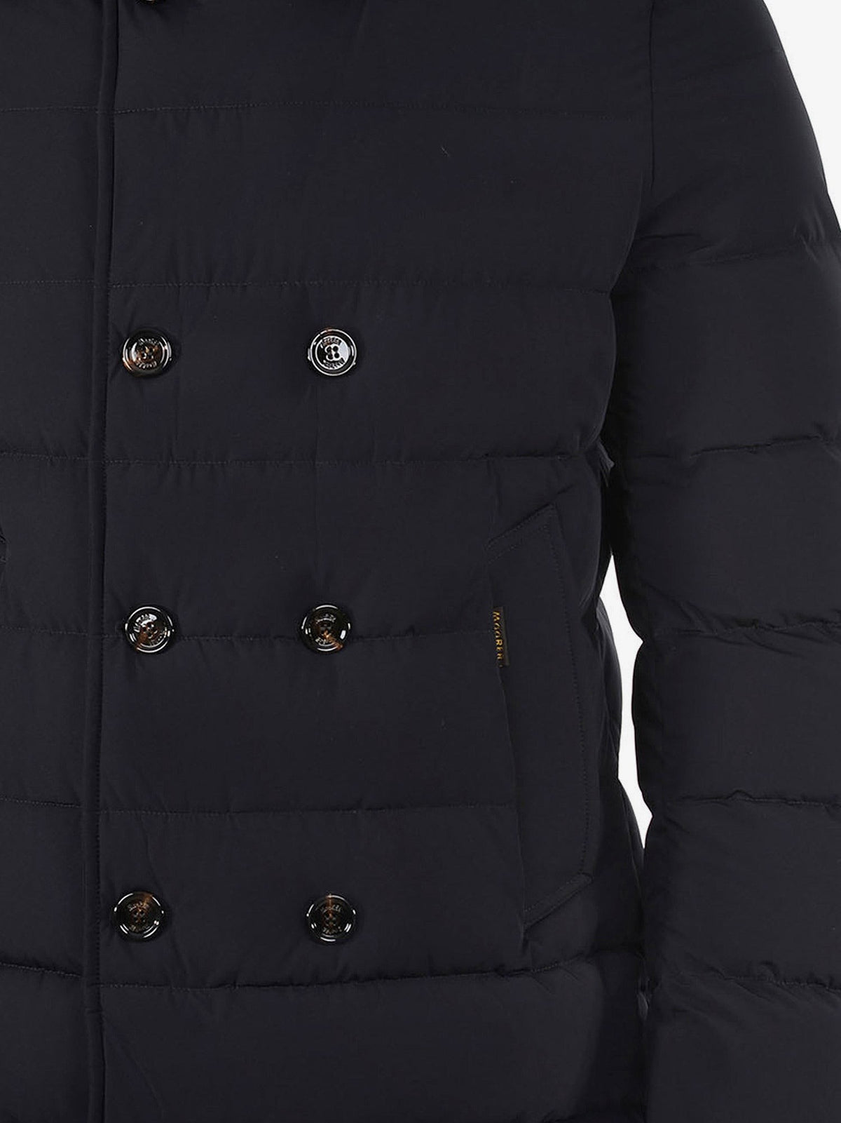 MooRER Men's Florio Kn Padded and Quilted Down Jacket Blue