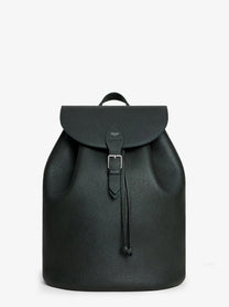 Celine Men's Folco Leather Backpack Black