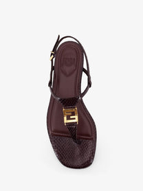 Fendi Women's Fendi Ffold Sandals Purple