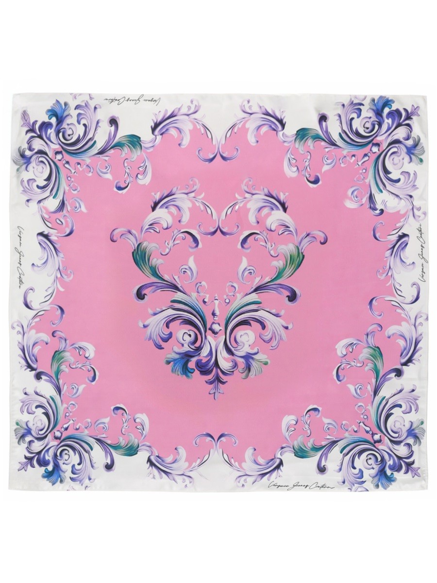 Versace Jeans Couture Women's Foulard in Seta Blue