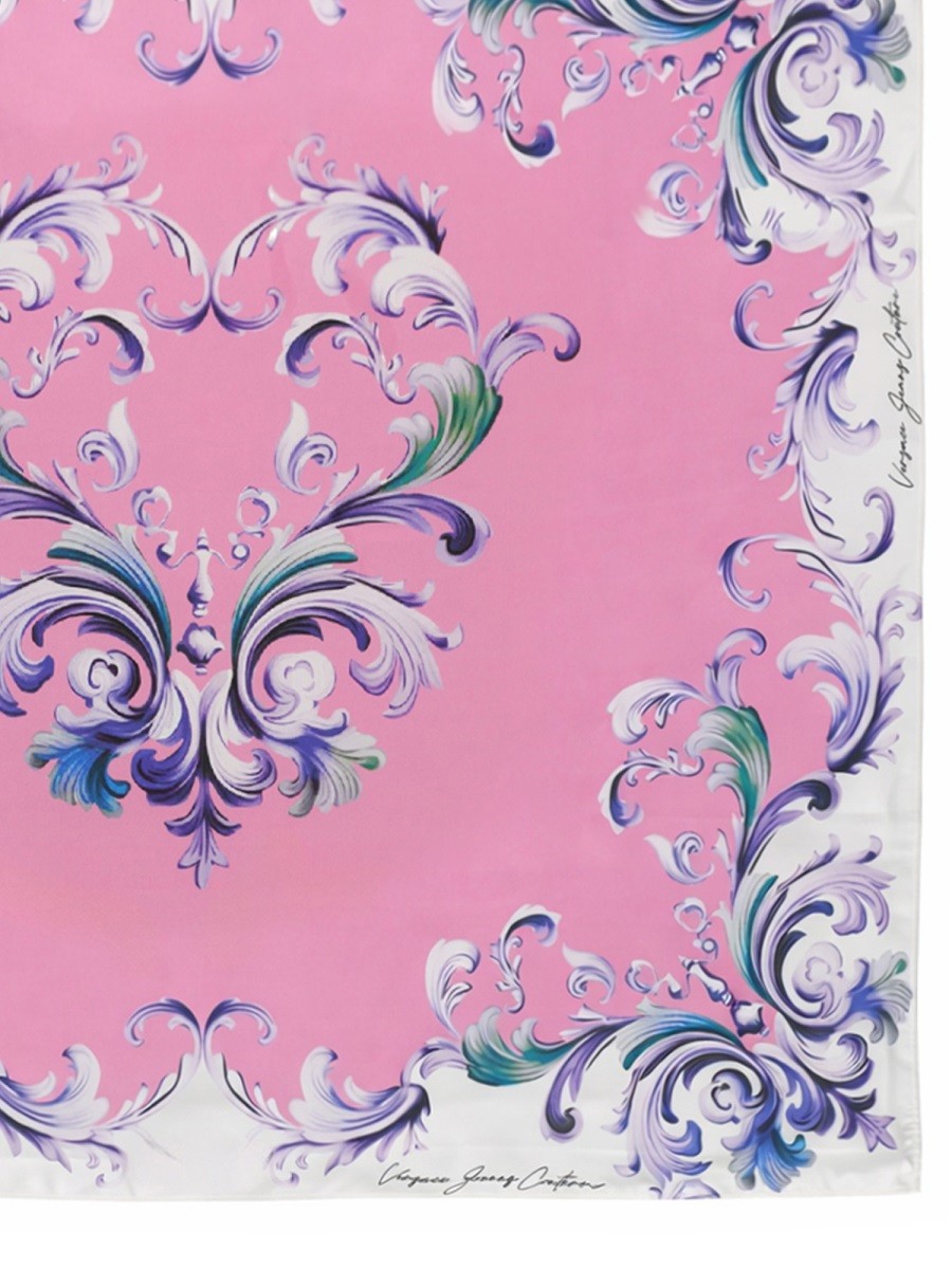 Versace Jeans Couture Women's Foulard in Seta Blue