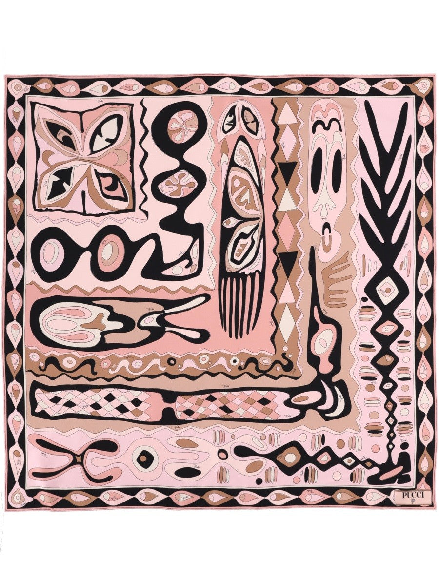 Pucci Women's Foulard in Seta Multicolor