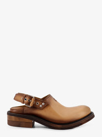 Miu Miu Women's Foule Sabots Brown
