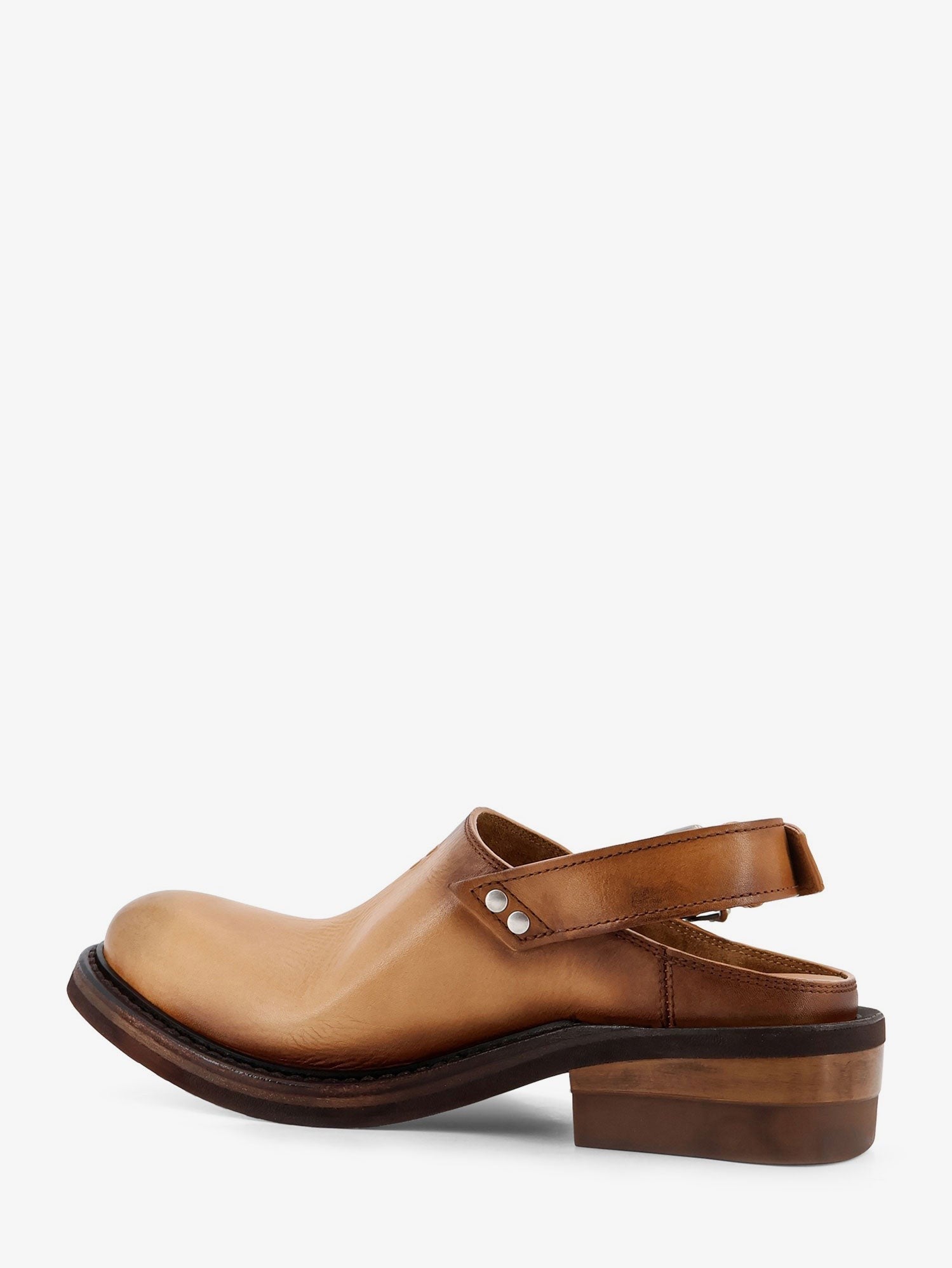 Miu Miu Women's Foule Sabots Brown