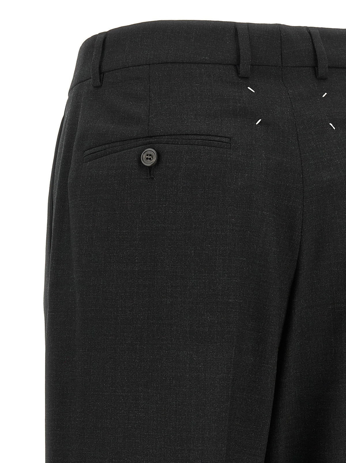 Maison Margiela Four Stitches Wool Pants Grey, view 4
