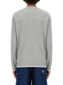 Maison Kitsuné Men's Fox Head Jersey Grey