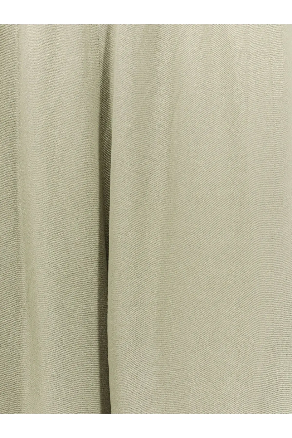 The frankie shop women’s isola ballon fluid viscose trousers in green with light green textured woven fabric detail
