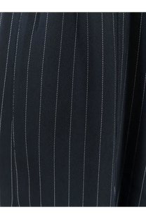 The Frankie Shop women’s oakdale trousers in blue feature navy pinstripe fabric with fine white vertical stitching
