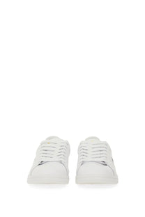 Fred Perry men’s white leather low-top sneaker with clean minimalist design and subtle side branding