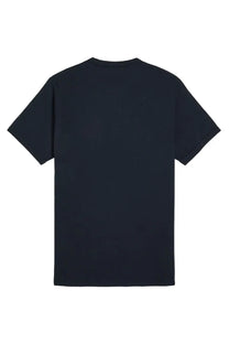 Fred Perry men’s black short-sleeved crew neck t-shirt with blue ringer detail for casual wear