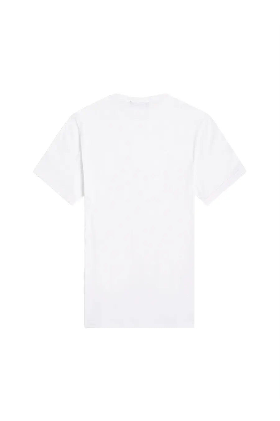Fred Perry men’s white cotton t-shirt with crew neck and short sleeves perfect for casual wear