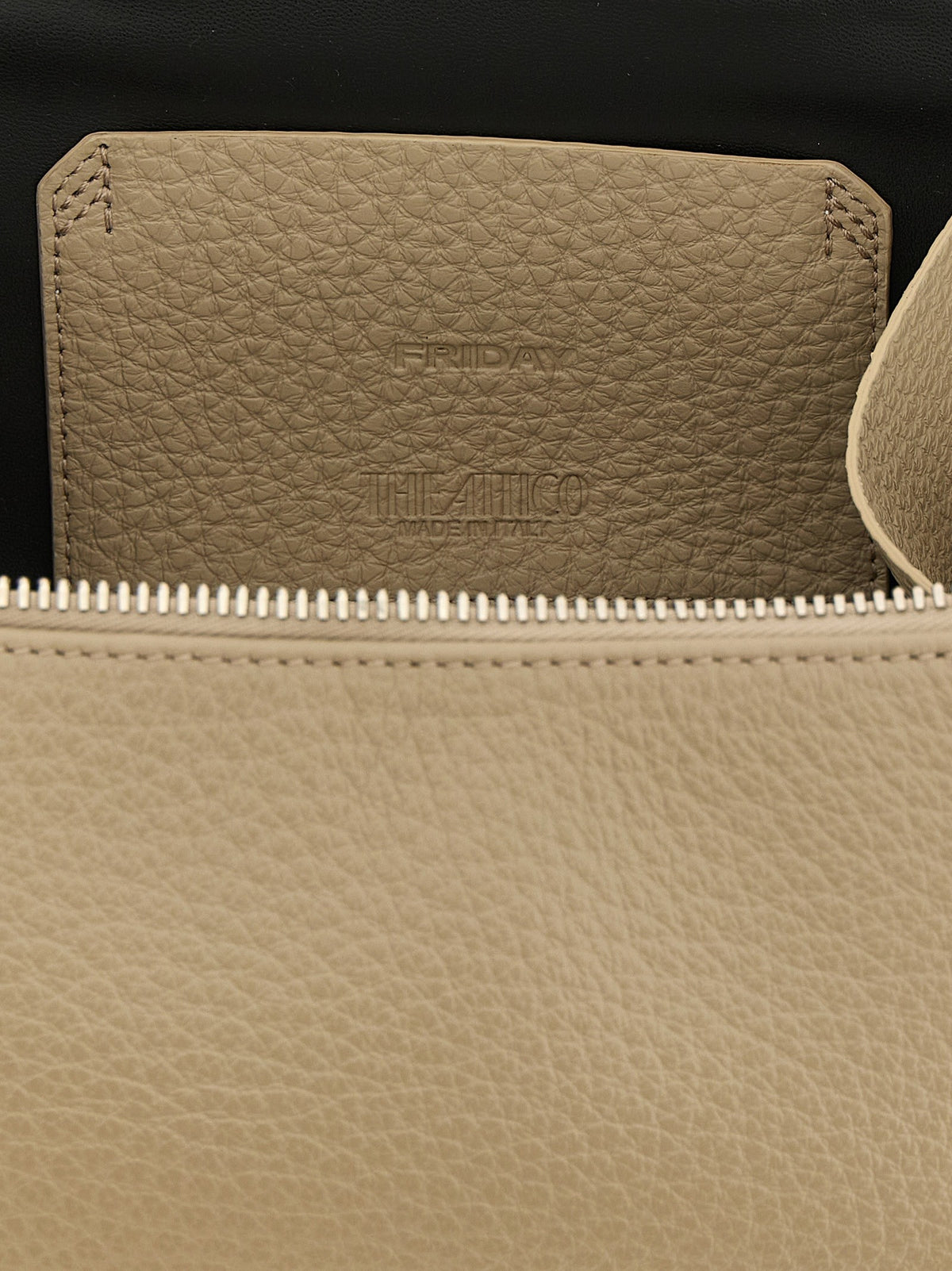 The Attico Friday Mini Handbag Beige