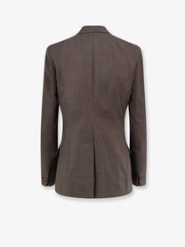 Hevò Women's Frigole Virgin Sheeps Wool Suit Beige