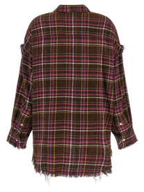 R13 Fringed Shirt Gold