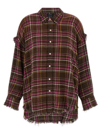 R13 Fringed Shirt Gold