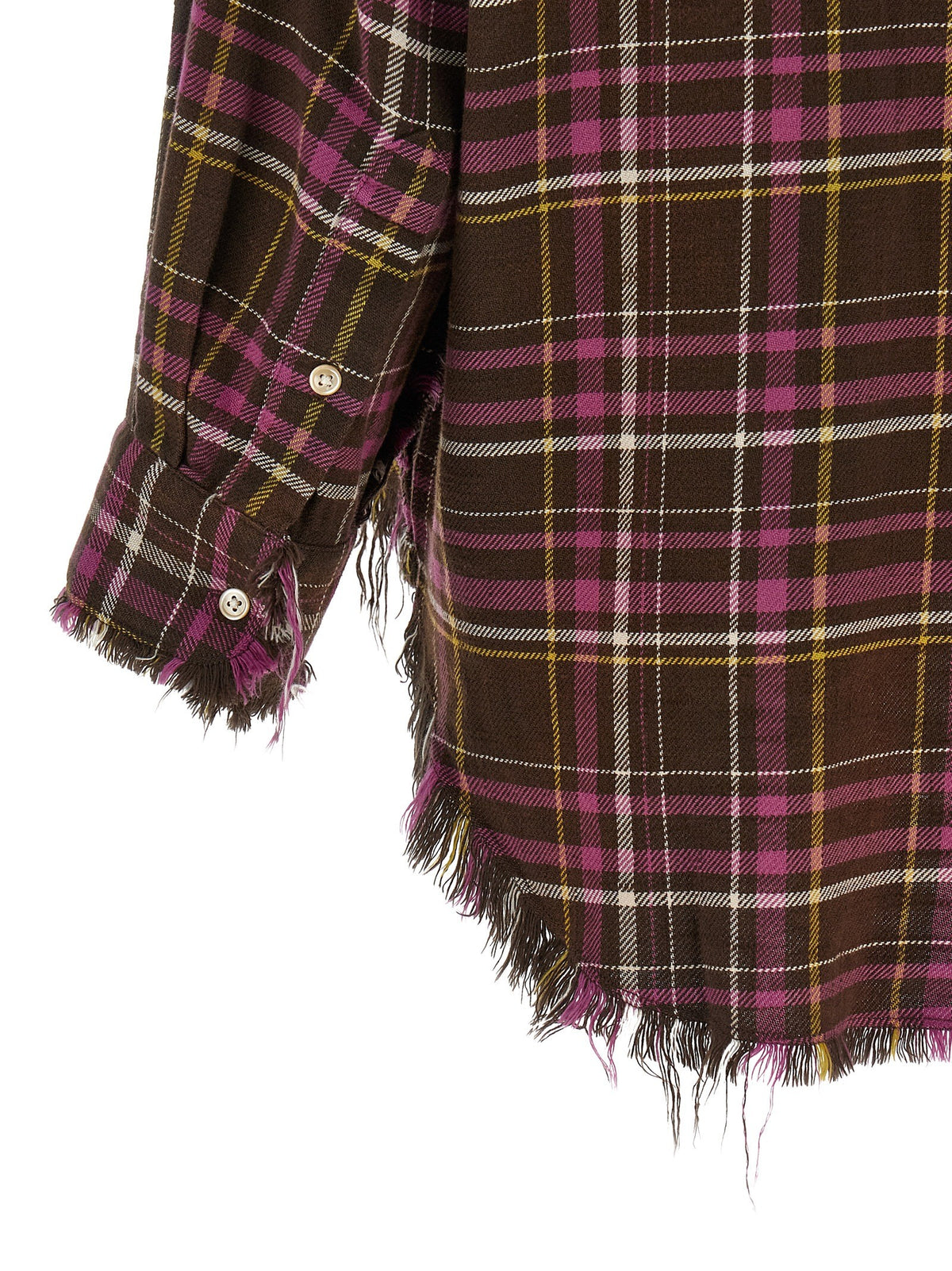 R13 Fringed Shirt Gold