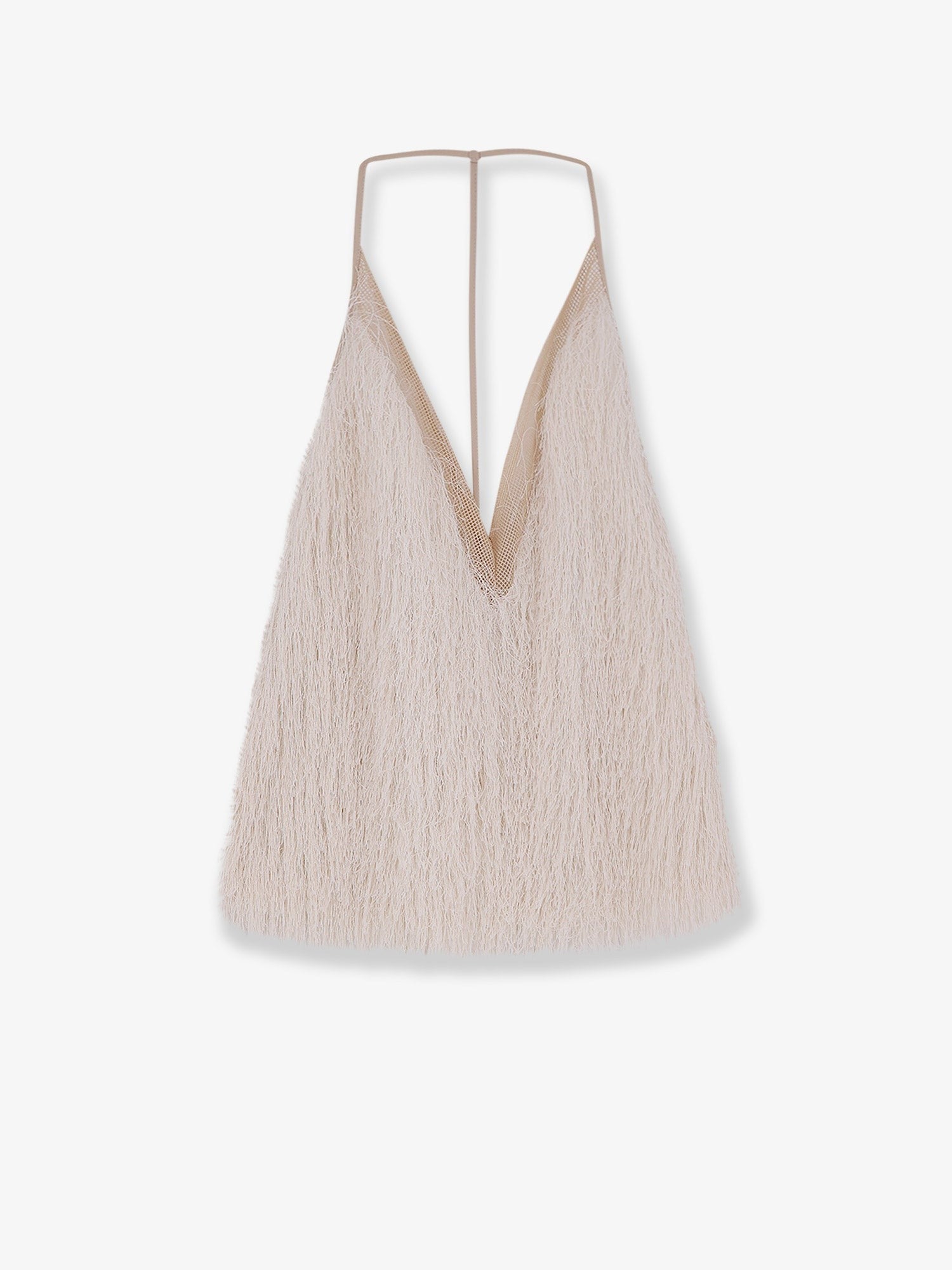 Alysi Women's Fringed Top Meringa
