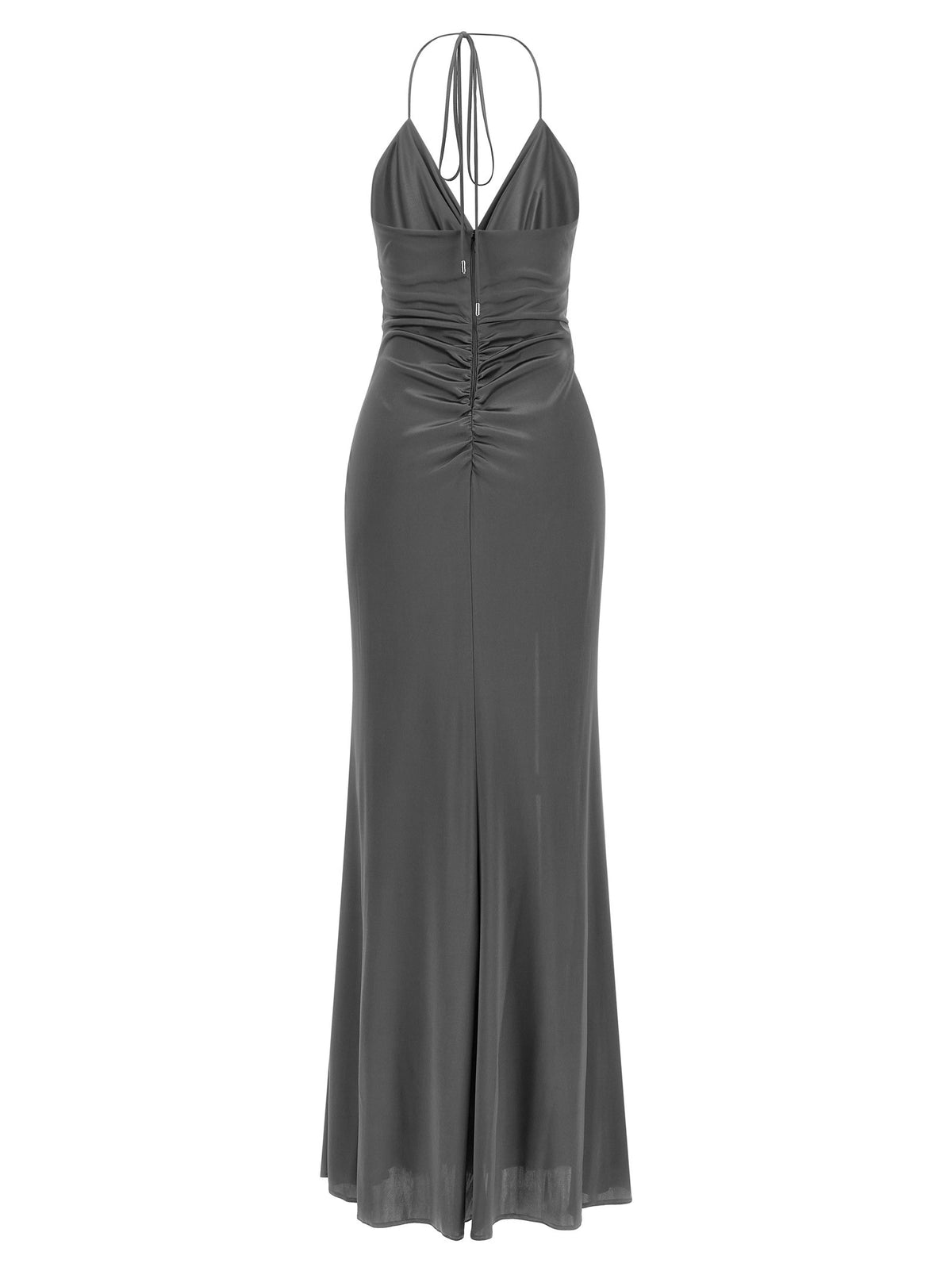 Pinko Front Knot Dress Grey