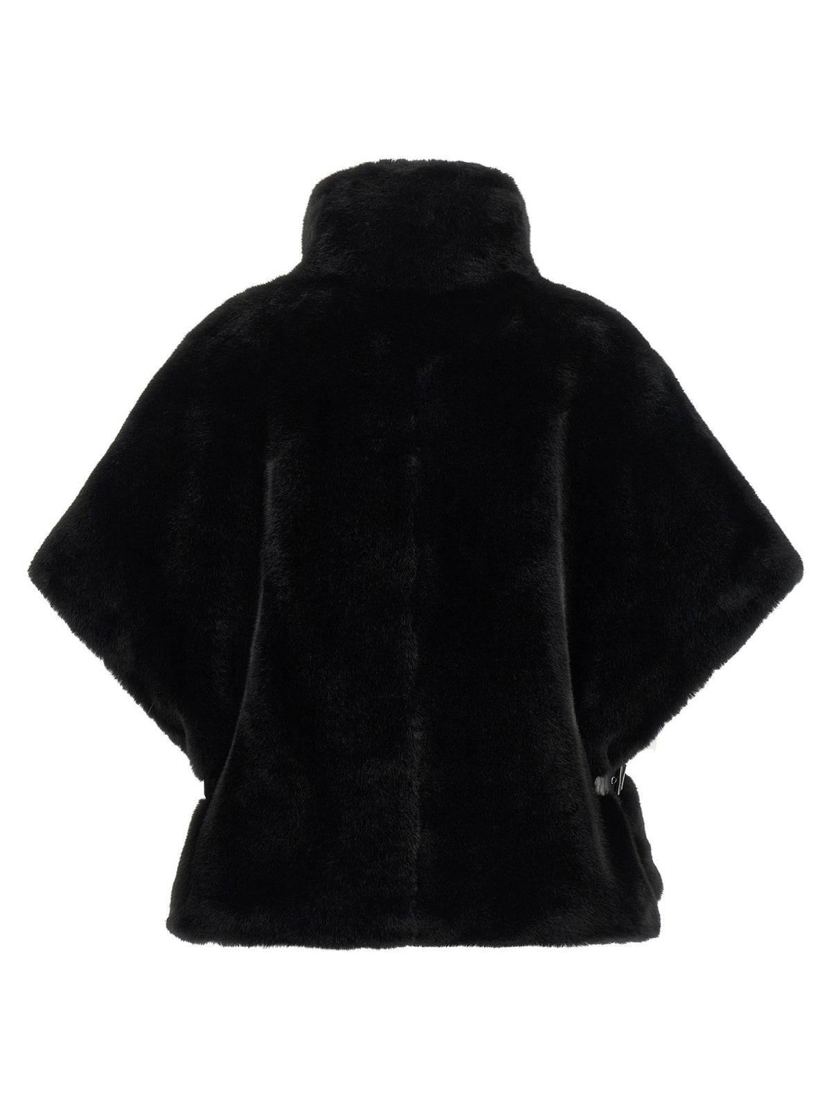 Pinko Fur Cape Black