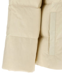 Yves Salomon Army Fur Insert Down Jacket White