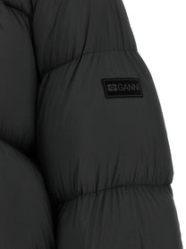 Ganni Future Nylon Down Jacket Grey