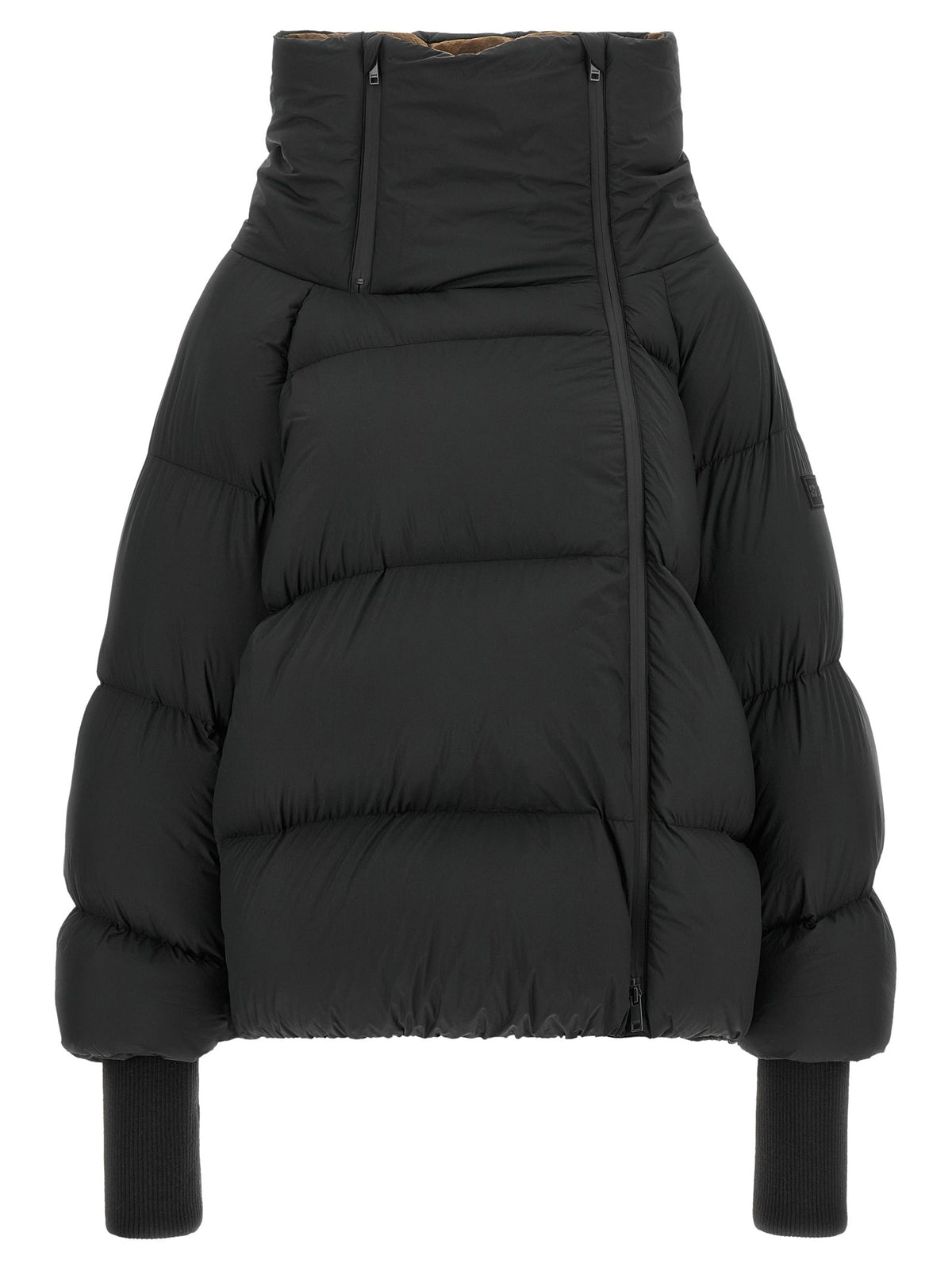 Ganni Future Nylon Down Jacket Grey
