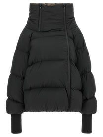 Ganni Future Nylon Down Jacket Grey
