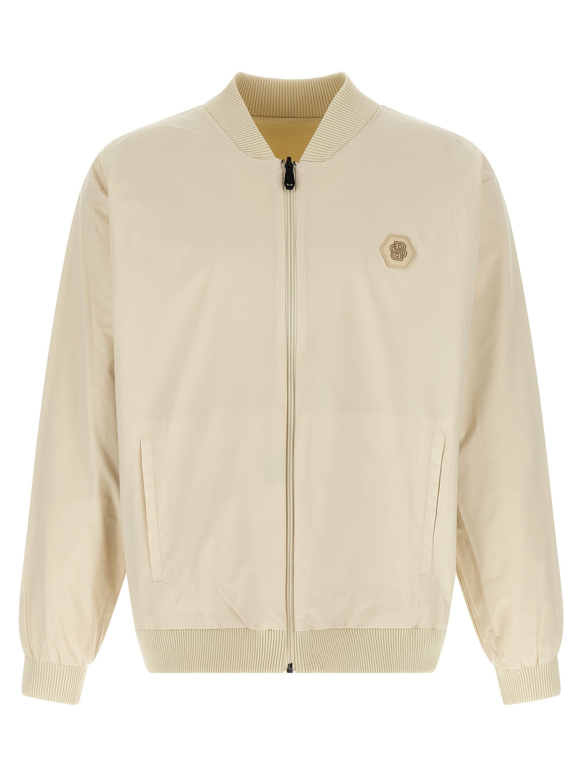 HUGO BOSS Future Reversible Bomber Jacket Beige