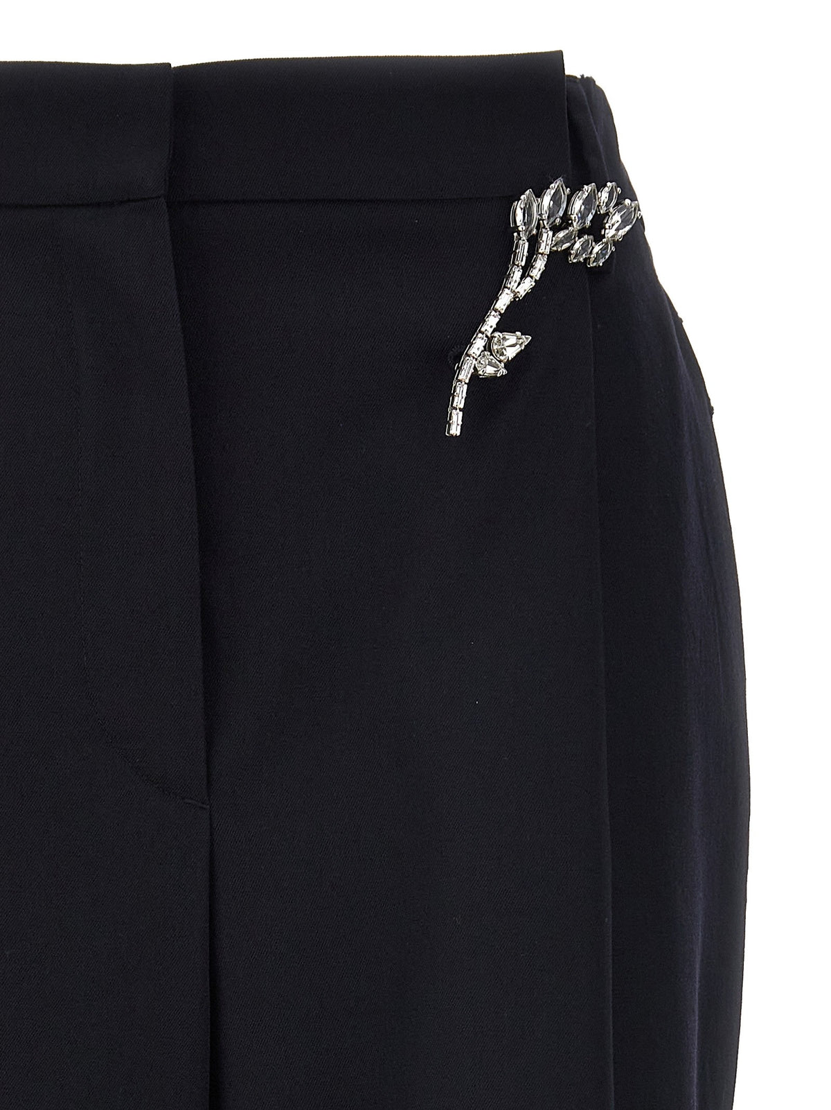 PRADA Gabardine Trousers Blue