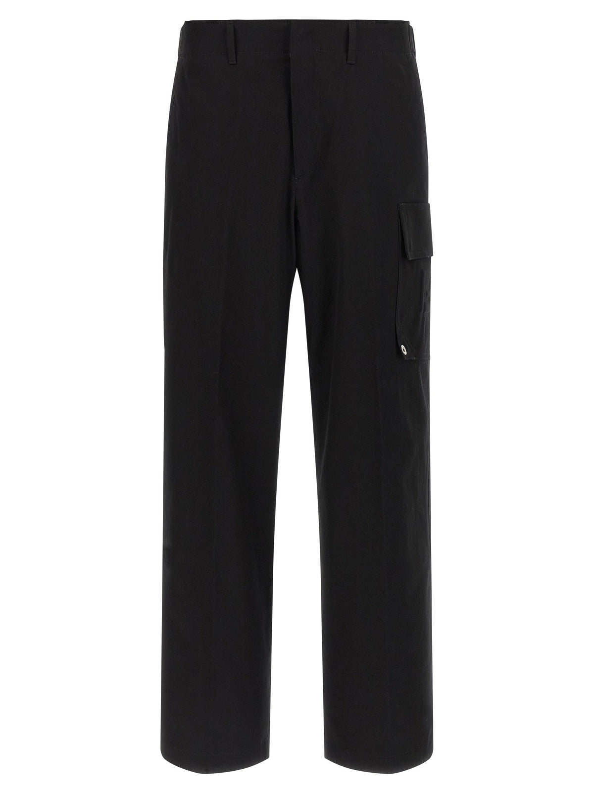 Fendi Gabardine Trousers Black