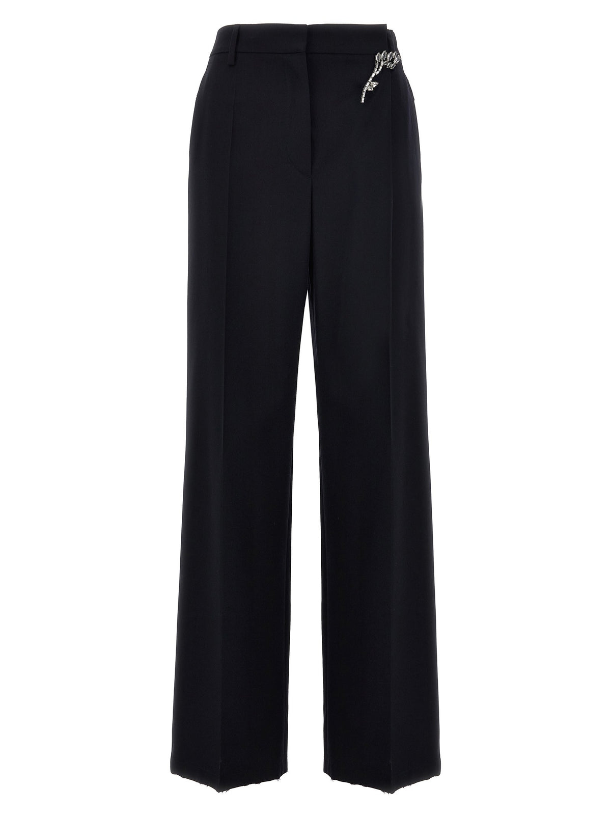 PRADA Gabardine Trousers Blue