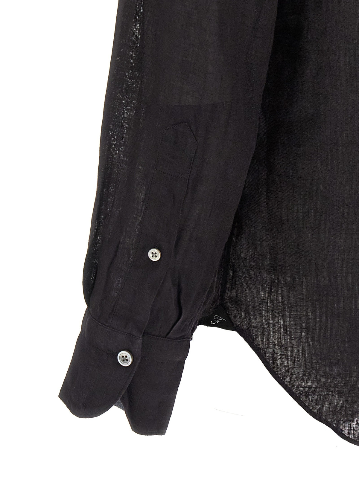 Finamore Gaeta Shirt Black