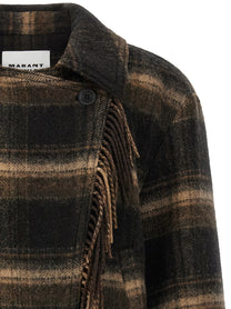 Isabel Marant Étoile Galeane Coat Brown