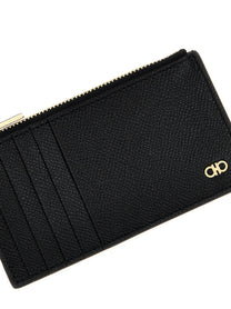 Ferragamo Gancini Card Holder Black