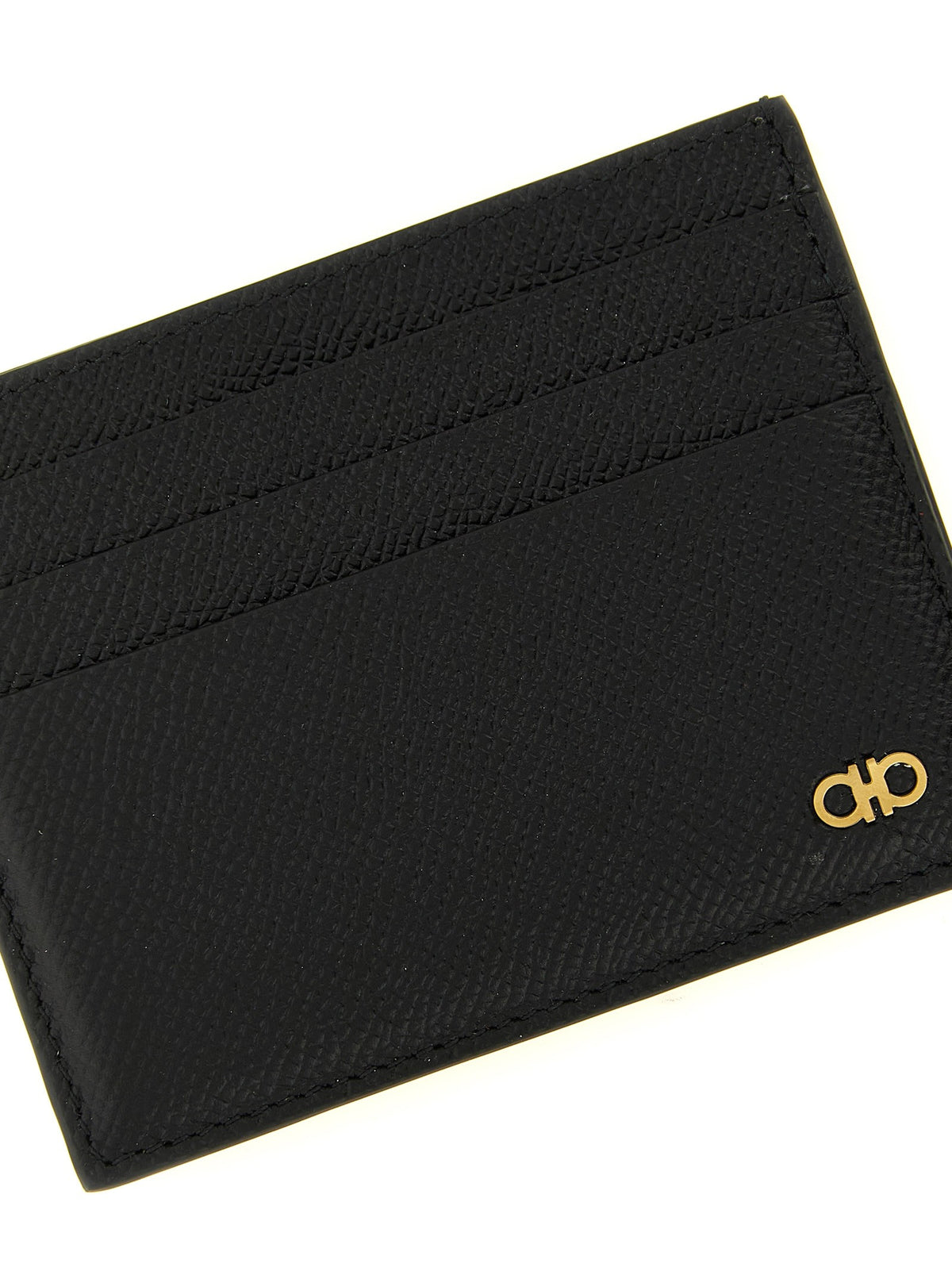 Ferragamo Gancini Card Holder Black