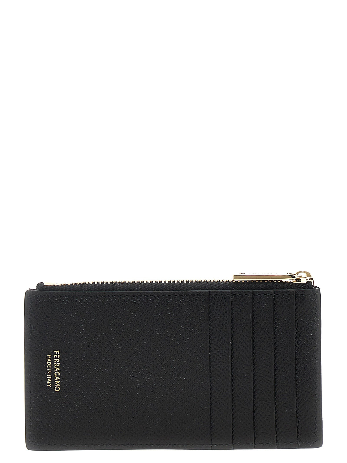 Ferragamo Gancini Card Holder Black