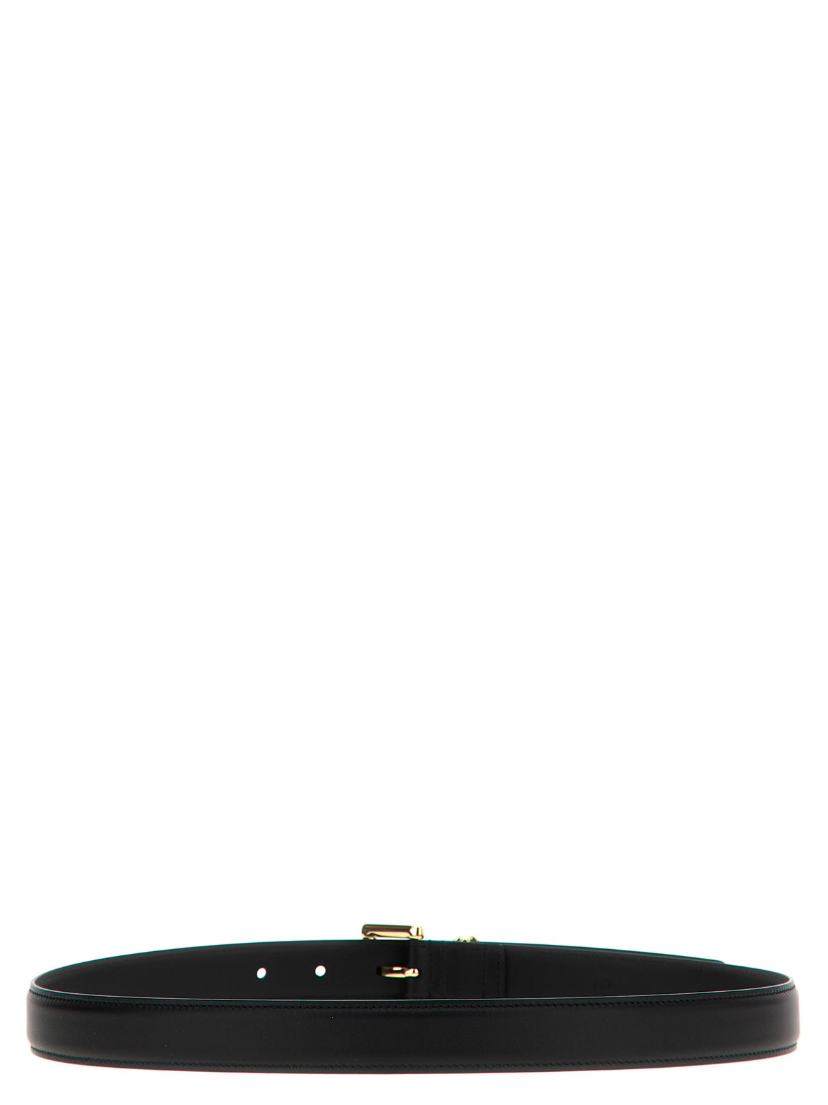Ferragamo Gancini Double Belt Black