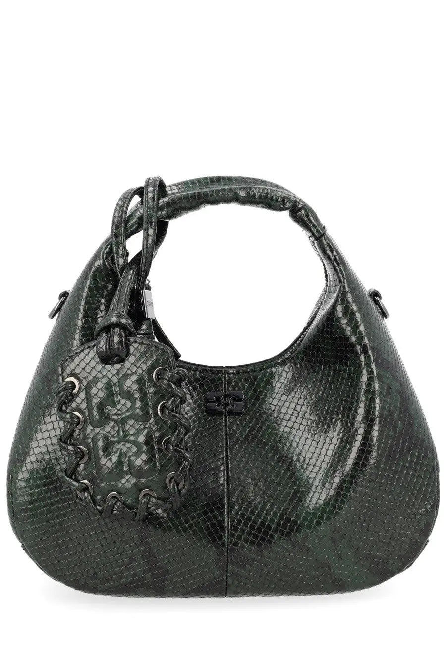 Ganni Women's Borsa Hobo Mini Green