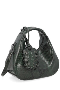Ganni Women's Borsa Hobo Mini Green