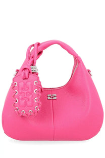 Ganni Women's Borsa Hobo Mini Pink