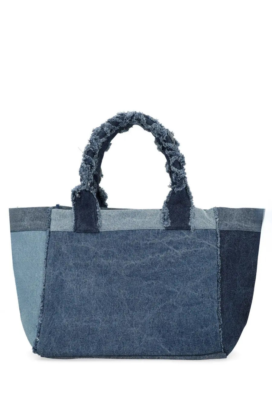 Ganni Women's Borsa Tote Medium in Denim Blue