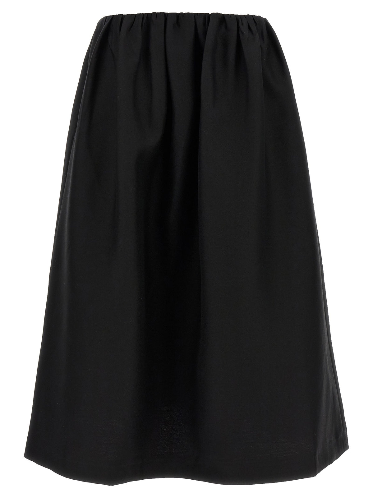 Toteme Gathered Evening Skirt Black