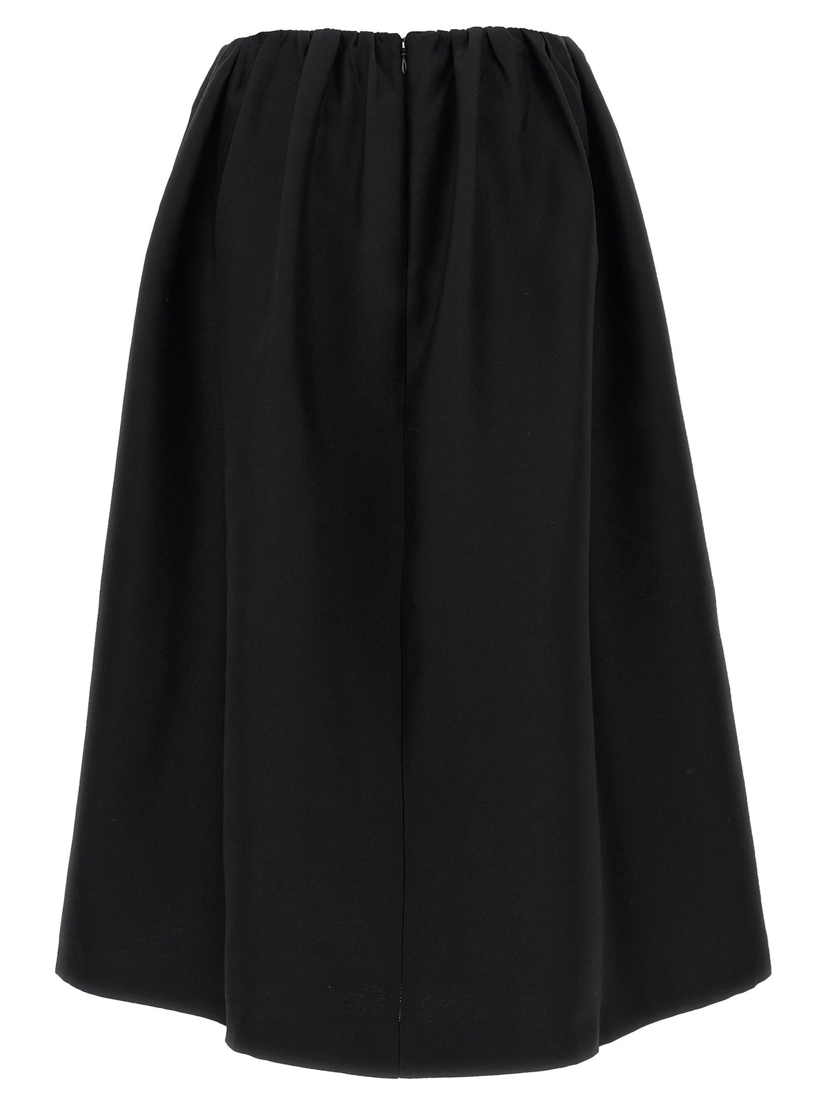 Toteme Gathered Evening Skirt Black