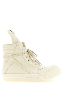 Rick Owens Geobasket Sneakers White